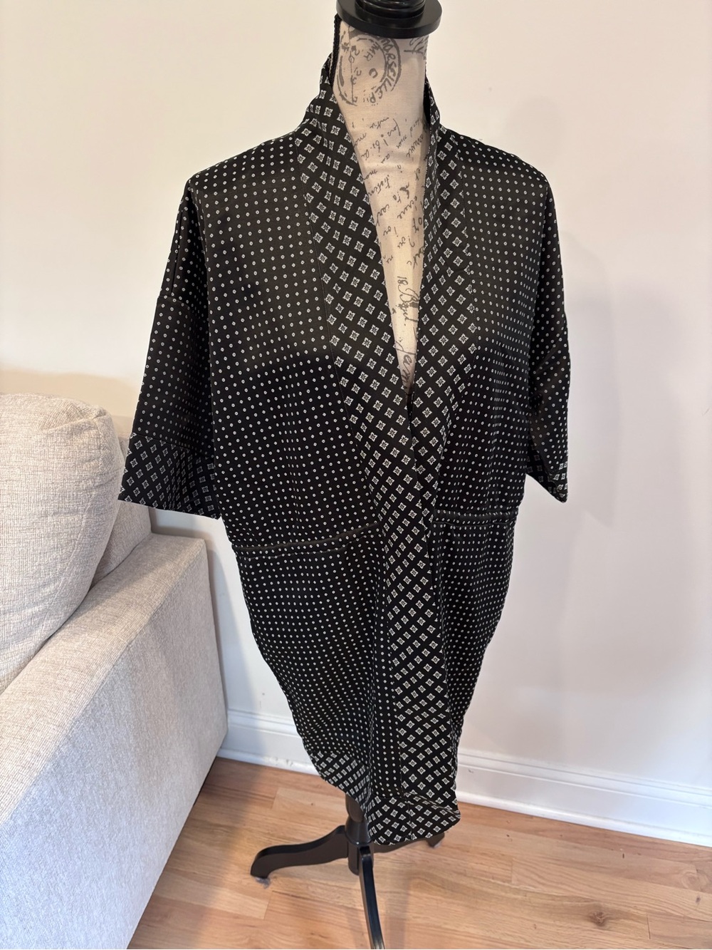 Gap Printed Jacquard Silky Kimono Style Jacket size XXS/XS